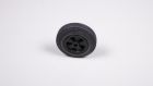 Hjul, sort (solid Gummi)