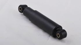 Støtdemper for bladfjær aksling