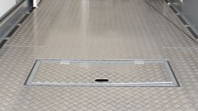 Dørkplate, Aluminium