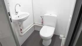 Double portable toilet keramisk