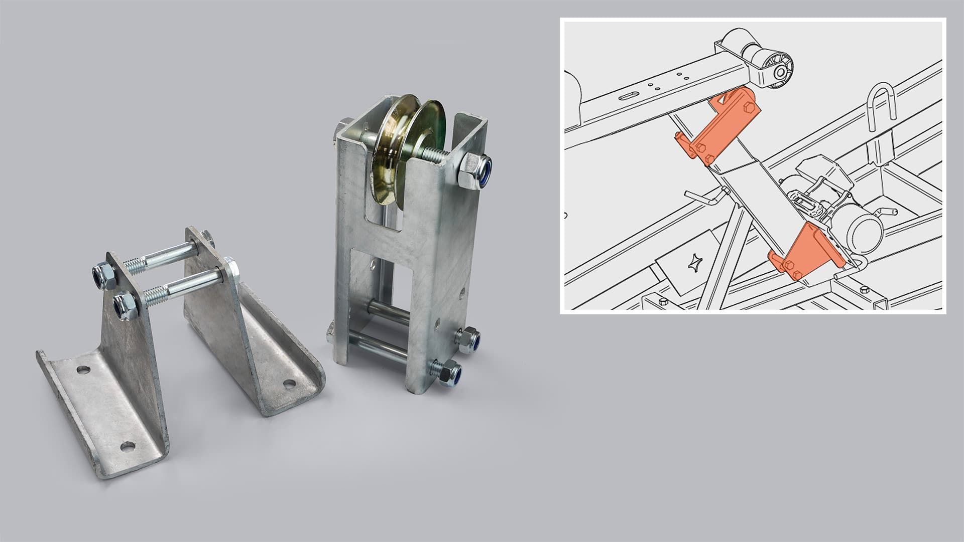 Feste for elektrisk vinsj Warrior Ninja