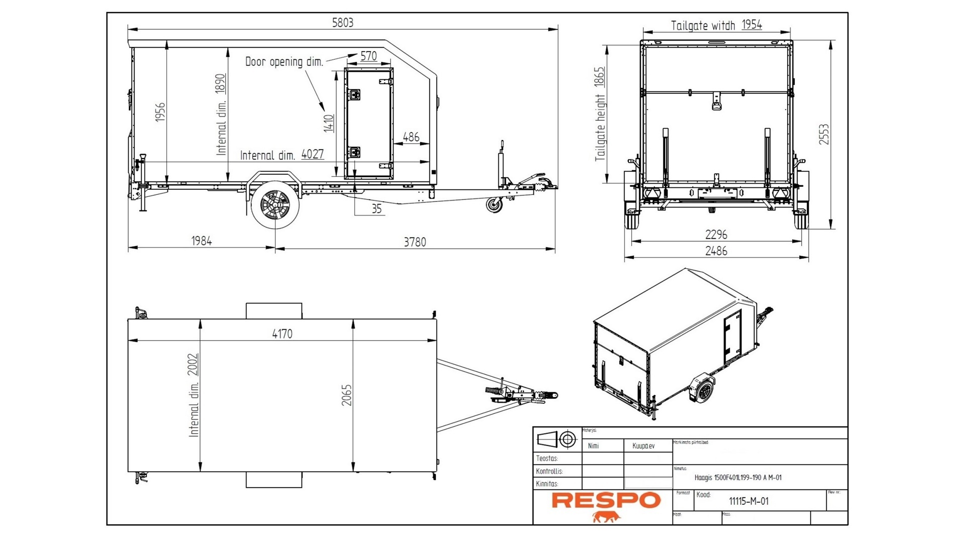 RCR 4015-19 Norway Edition