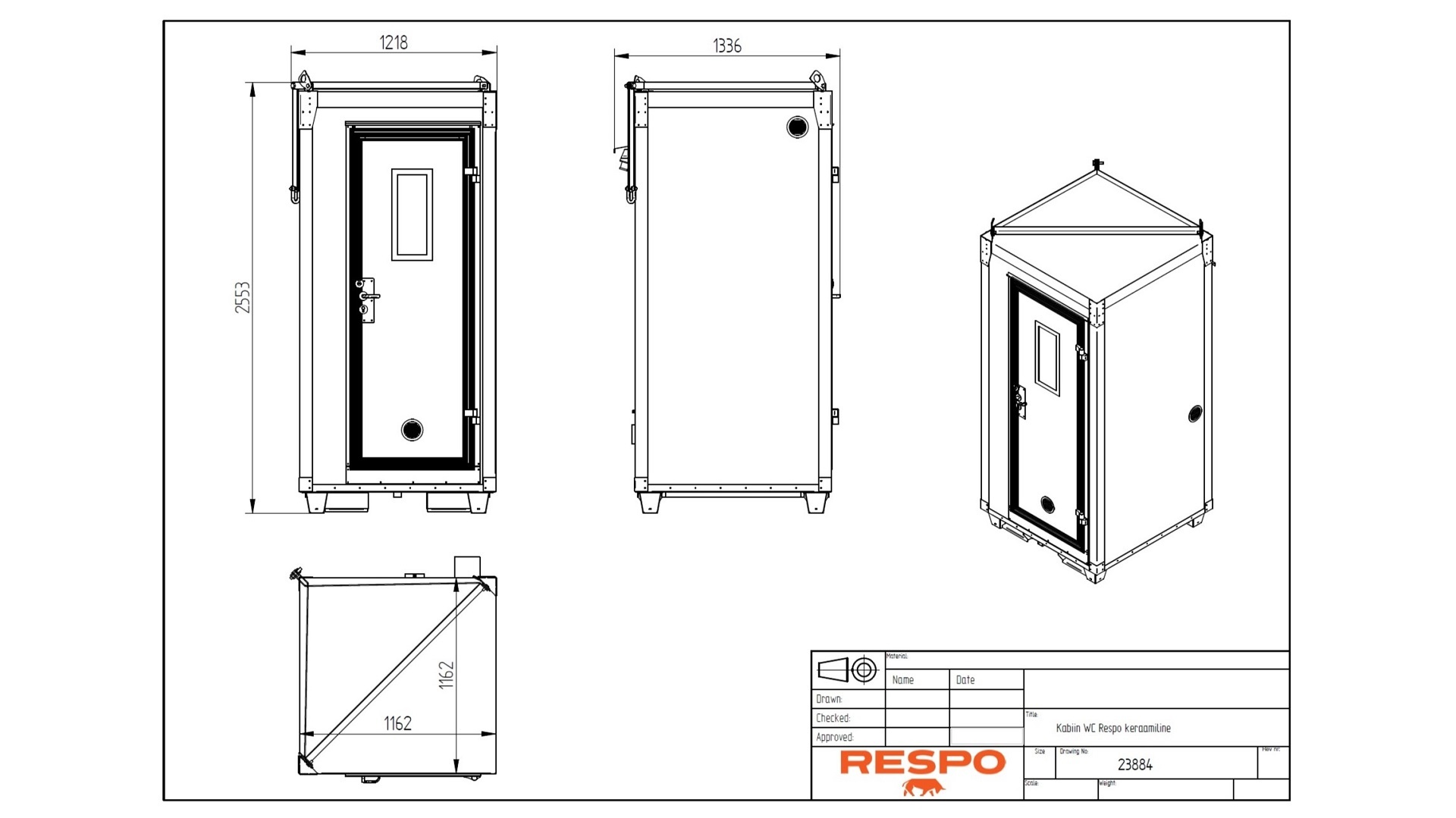 Portable toaletter keramisk